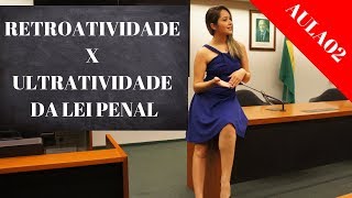 ultratividade da lei penal no tempo aula21 [upl. by Ylam]