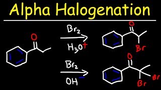 Alpha Halogenation of Ketones [upl. by Leugim618]