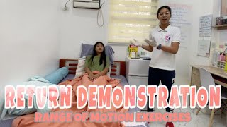 Range of Motion Return Demonstration CEUManila  Nurse Elle [upl. by Steen667]