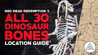 Red Dead Redemption 2  All 30 Dinosaur Bones Location Guide amp Reward [upl. by Doug791]