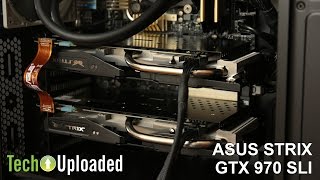 ASUS Strix GTX 970 SLI overview and benchmarks [upl. by Salchunas741]