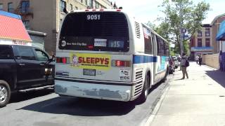 MTA NYCT Bus 1996 NovaRTS B15 Bus 9051 at Lafayette AveMarcus Garvey Blvd [upl. by Sisto]