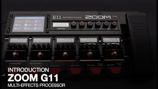 The Zoom G11 MultiEffects Processor Introduction [upl. by Ranitta346]