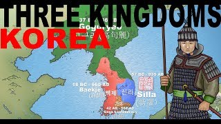 Korean Three Kingdoms Period explained History of Korea [upl. by Attaymik]