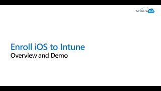 Enrolling iOS Devices to Microsoft Intune [upl. by Aihsotal]