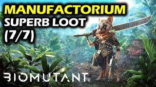 Manufactorium Superb Loot Locations  Area Objectives  Biomutant Collectibles Guide amp Walkthrough [upl. by Wally]