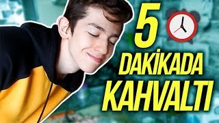 5 DAKİKADA LÜKS KAHVALTI HAZIRLAMAK [upl. by Devine394]