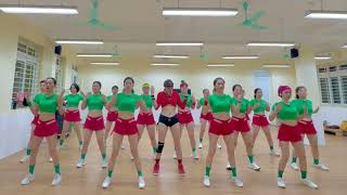 Kim Đào Aerobic  CS Dương Nội  Eo music Thương Ly Biệt đánh bay mỡ sau tết [upl. by Aciruam]