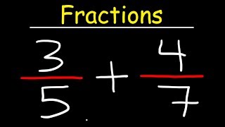 Fractions Basic Introduction  Adding Subtracting Multiplying amp Dividing Fractions [upl. by Erreipnaej352]