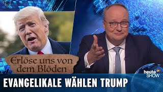 USWahl Die Evangelikalen halten Trump für den Sohn von König Jesus  heuteshow vom 30102020 [upl. by Isolda]