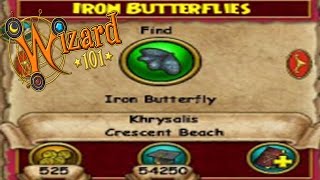 Wizard101 Guide to finding iron butterfly [upl. by Aydiv422]