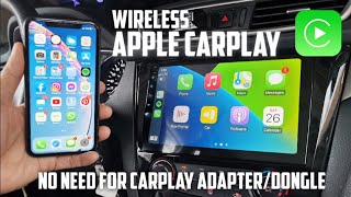 WIRELESS APPLE CARPLAY  No need to buy adapter or dongle [upl. by Sampson]