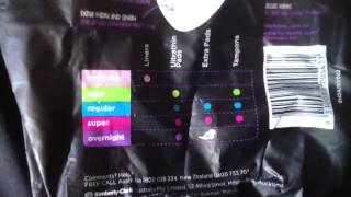 U by Kotex Overnight Maxi Pad review [upl. by Melnick]