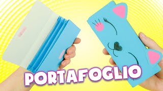 PORTAFOGLIO di carta fai da te  DIY Paper Wallet [upl. by Eigram]