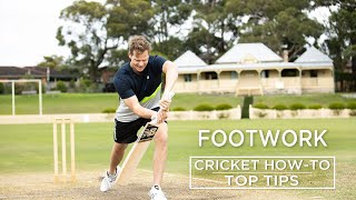 Footwork  Top Tips  Cricket HowTo  Steve Smith Cricket Academy [upl. by Clotilda]