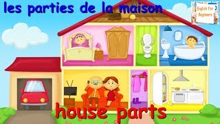 Apprendre lAnglais  Les parties de la maison en anglais [upl. by Regan45]