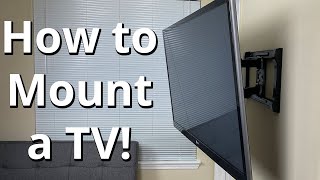 How to Properly Mount a TV to a Wall Step by Step [upl. by Dimitri]