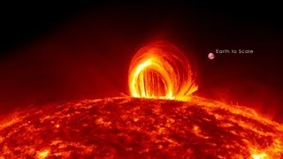 NASA  Fiery Looping Rain on the Sun [upl. by Harbed]