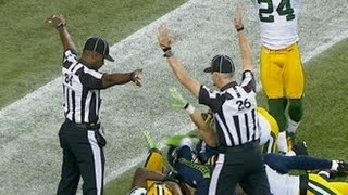 Green Bay Packers Seattle Seahawks Blown Call NFL Refs Back to Negotiating [upl. by Parik]