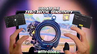 4K Update 35🔥 Best iPad Sensitivity Code  Control Settings For Zero Recoil  PUBG Mobile [upl. by Zetnauq]