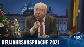 Die ehrliche Neujahrsansprache für 2021 – von Gernot Hassknecht  heuteshow [upl. by Attennhoj]