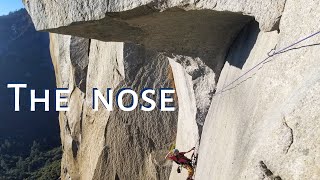 Yosemite Rock Climbing  Nose In A Day  El Capitan  8 Hour NIAD [upl. by Abell598]