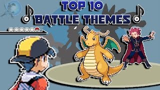 Top 10 Battle ThemesMusic in Pokémon [upl. by Stockmon772]