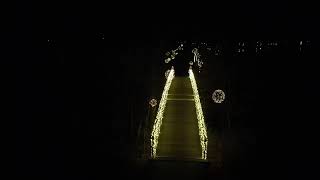 Commercial Christmas Light Installation at Park in Edison New Jersey [upl. by Ettolrahs]