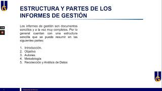 Elaboración de Informes de Gestión [upl. by Acirehs716]