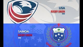 USA v Samoa  FULL MATCH Samoan Commentary [upl. by Reseta]