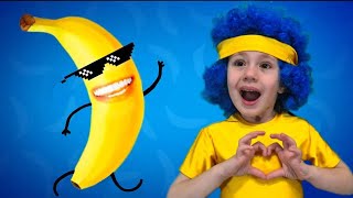 Banana  WOW Sesha family Kids Songs [upl. by Elletsirhc]