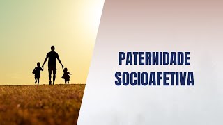 Paternidade socioafetiva [upl. by Nevaj670]