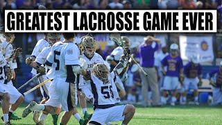 The Greatest Lacrosse Game Ever Played  Lacrosse Classics Ep 1  Lacrosse Documentary [upl. by Holofernes250]