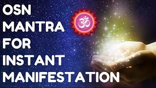 MANIFESTATION MANTRA WITH FAST RESULTS  VERY POWERFUL [upl. by Einnalem]