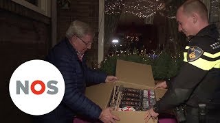 VUURWERK Zoektocht naar illegale knallers eindigt bij opa en oma [upl. by Kcirdahs]