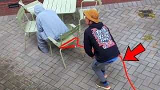 Chair Pulling Rope Prank [upl. by Axel]