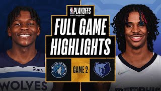 7 TIMBERWOLVES at 2 GRIZZLIES  FULL GAME HIGHLIGHTS  April 19 2022 [upl. by Kaylee84]