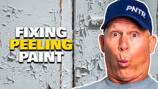 How To Fix Peeling Paint [upl. by Aniryt458]