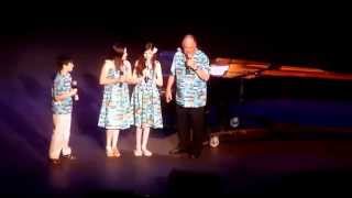 Neil Sedaka with Grandkids Honolulu Concert 32815 [upl. by Ahsiemac]