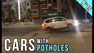 Cars Hitting MASSIVE Potholes 15 [upl. by Nylek]