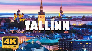 Tallinn Estonia 🇪🇪  4K Drone Footage [upl. by Tnelc602]