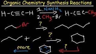 Organic Chemistry Synthesis Reactions  Examples and Practice Problems  Retrosynthesis [upl. by Agace906]