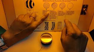 Demonstration of surface inspection using optical flat [upl. by Aarika]