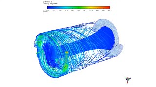 ANSYS FLUENT Training  Vortex Combustion Chamber CFD Simulation [upl. by Anelaj]