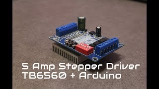 3Amp Stepper motor Driver TB6560 with Arduino [upl. by Neeka]