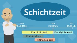 Schichtzeit Arbeitszeit und Lenkzeit im Güterkraftverkehr [upl. by Keyes272]