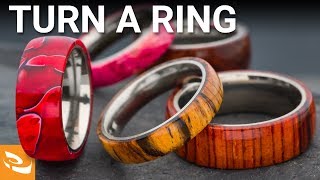 Turning a Comfort Ring Core Woodturning Project [upl. by Ethelinda]