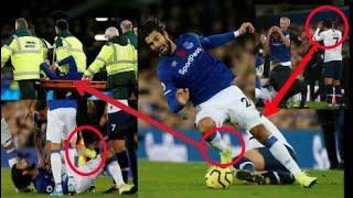 Andre Gomes injury Vs Totenham Hotspur [upl. by Llehcnom255]