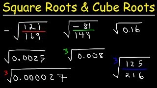 Square Roots and Cube Roots [upl. by Nyrahs317]