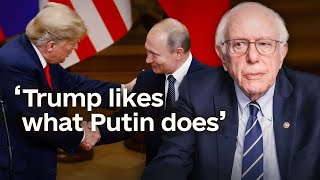 Bernie Sanders on Trump’s alignment with Russia [upl. by Dorsey668]